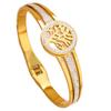 18K Gold-Plated Titanium Steel Women's Bracelet - Non-Fading, High-End, Light Luxury Jewelry