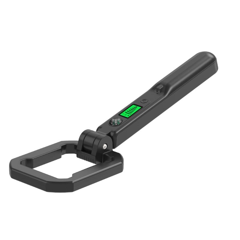 Metal Detector Foldable with LCD Display Sound Vibration Alarm 360 Degree Scanning for Easy Object Finding