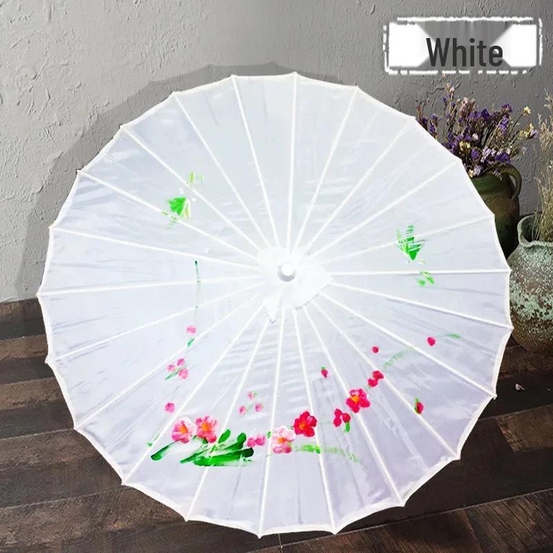 Silk Cloth Dance and Craft Umbrella - Ancient Style Ceiling Decoration & Fashion Show Accessory.