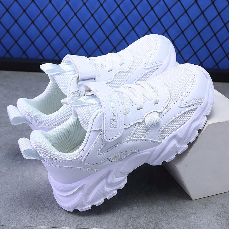 Klassenkameraden, Sportschuhe, Mädchen-Freizeitschuhe, Frühling und Herbst Mesh atmungsaktiv weiche Sohle, rutschfest Schulstil, Leistungsschuhe für Grundschule