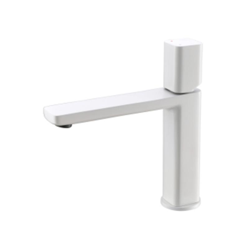 Brushed Gold Bathroom Hot And Cold Mixed Water Basin Faucet Brass Black/White Deck Installation Sink Tap Bathroom Accessories