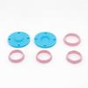 DIY Pendant Making Kit 12Pcs Mini Plate Clay Molds, Earring Molds with Positioning Base, Multi?Shape Polymer Craft Supplies Cutters for Earring,