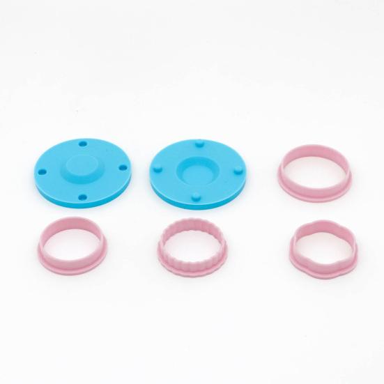 DIY Pendant Making Kit 12Pcs Mini Plate Clay Molds, Earring Molds with Positioning Base, Multi?Shape Polymer Craft Supplies Cutters for Earring,