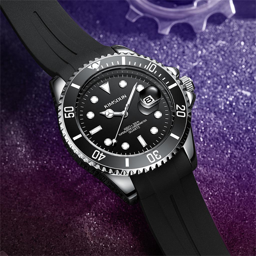 Men's Waterproof Luminous Running Alarm Clock Watch