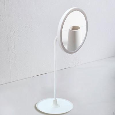 LED Desktop Makeup Mirror Rotatable with Jewelry Tray Vanity