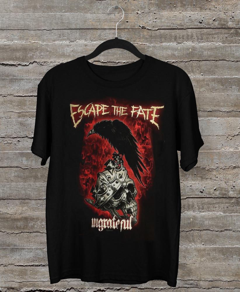 &039;&039;Escape The Fate Ungrateful&039;&039; Short Sleeve Black All Size S-5XL Shirt Unisex T-Shirt XXXL