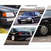1/24 Scale Mercedes Benz W140 320SEL Classic Limousine Alloy Diecast Model Car Sound &light Desktop Decoration Gift for Friend Present