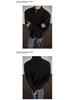 Men's Autumn Knit Cardigan - Loose Casual Stand Collar Jacket with Long Sleeves and Half High Collar Zipper.
