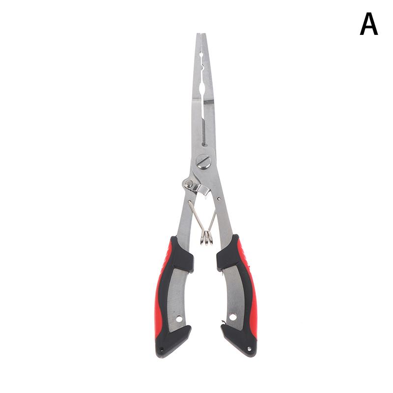 Multi-Functional Fish Pliers Ergonomics Anti-Slip Cut Fishing Line Fishing Tied Hooks Pliers Outdoor Tools Line Cutter