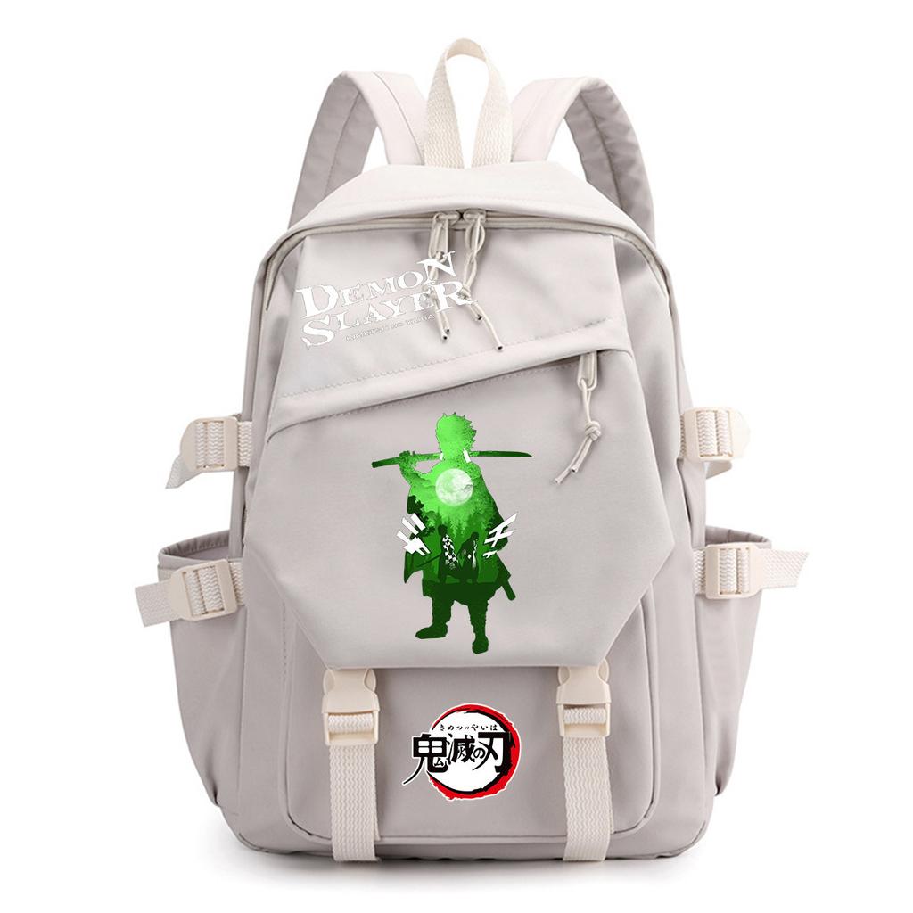 Anime surrounding ghost annihilation blade Tanjiro junior high school high school student schoolbag backpack Oxford cloth male and female