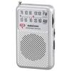 Ohm Electric AudioComm Pocket AM/FM Radio, Silver, RAD-P210S-S