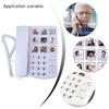 Large Button Home Phone Fixed Landline Telephone With Speakerphone and Last Number Redial Feature
