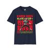 New Kamen Knight Shirt Retro Japanese Special Photo T-Shirt Masked Knight Pattern Short Sleeve Anime Style Streetwear 90s Style
