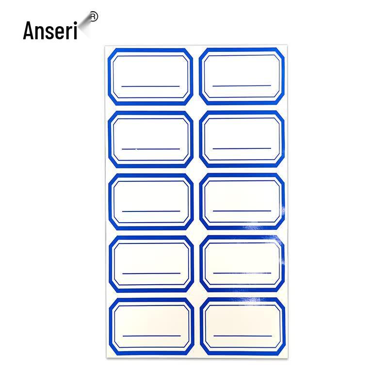 Ansell Blank Handwritten Label Paper