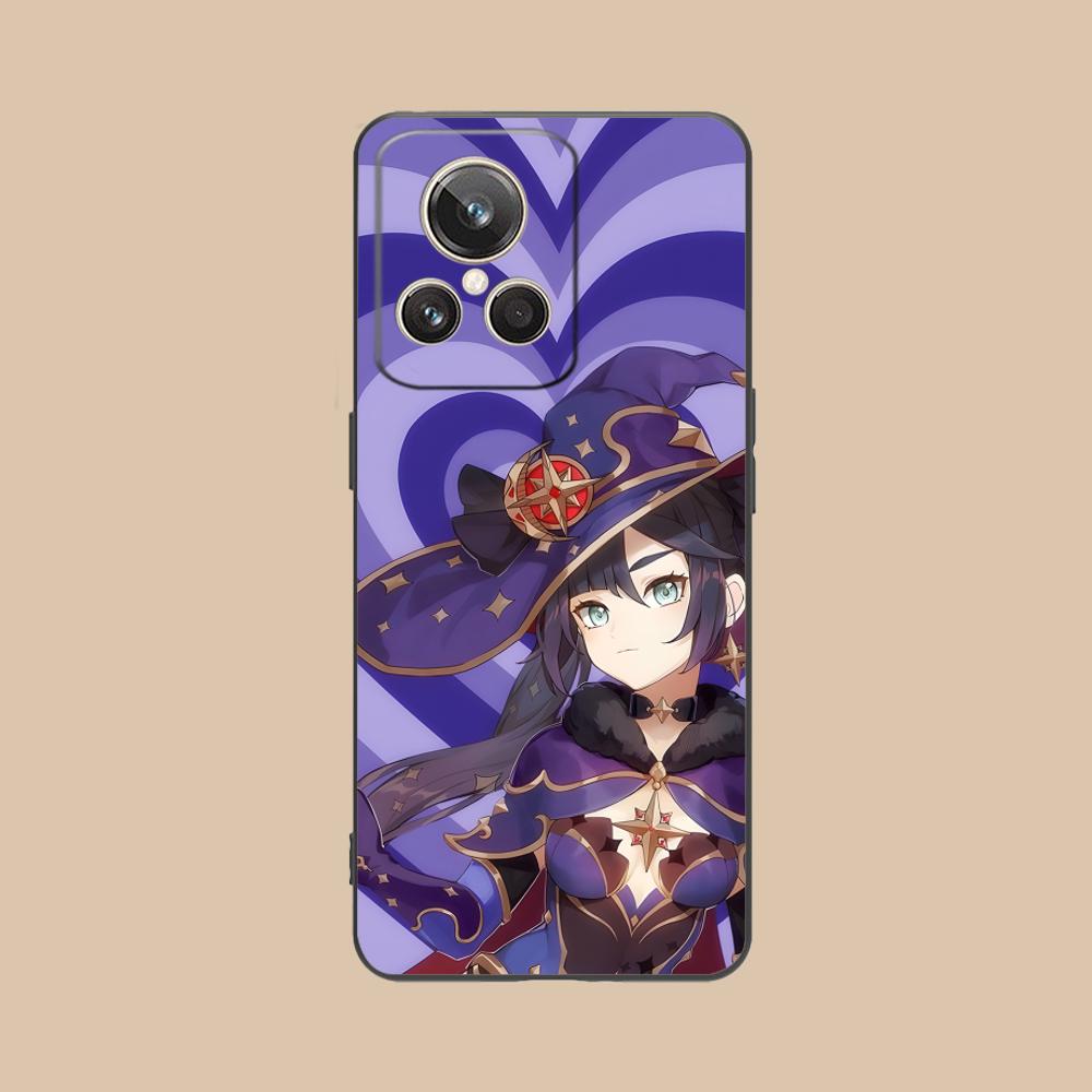 Game GI Mona Matte TPU Mobile Phone Case for Realme 15 14 13 12 11 10 9 Pro Plus T i Lite 5G Colorful Printing Cover