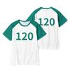 2026 Round Six T-shirt Seong Gi-hun Cosplay Costume 456 Tracksuit Calamari Games Disguise Caarnival Party Clothes For Men Women