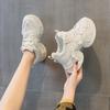Popular Thick-soled Inner Height-increasing Dad Shoes 2025 Spring New Star with the Same Casual Versatile Fashion Style Lace-up Women