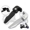 Motorcycle Bicycle Scooter Rear Passenger Foot Pedal Pegs Footrests Foot Rests For Honda Elite125 DIO 125 YOUING Cruising 125