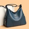 Simple and Large Capacity Pu Leather Handbag, New Women's Tote Bag, Casual Shoulder Bag, Fashionable Solid Color Crossbody Bag