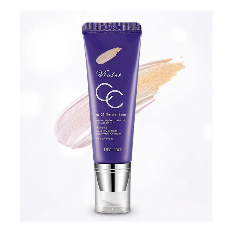 DEOPROCE Violet CC Cream 50g / #23 (L)