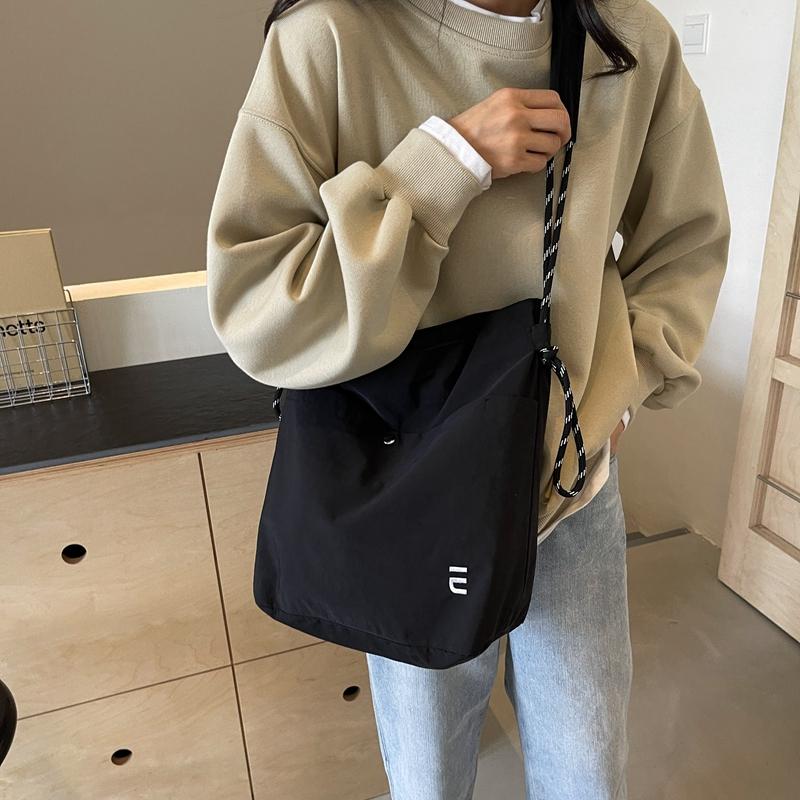 Холщовая сумка Женская сумка через плечо большой вместимости Сумка для покупок — фото 19