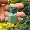 Frog Croaking Fidget Toy Keychain with Colorful Lights Rechargeable Stress Reliever for Anxiety Sensory Fun Adult Animal Sound Button Toy