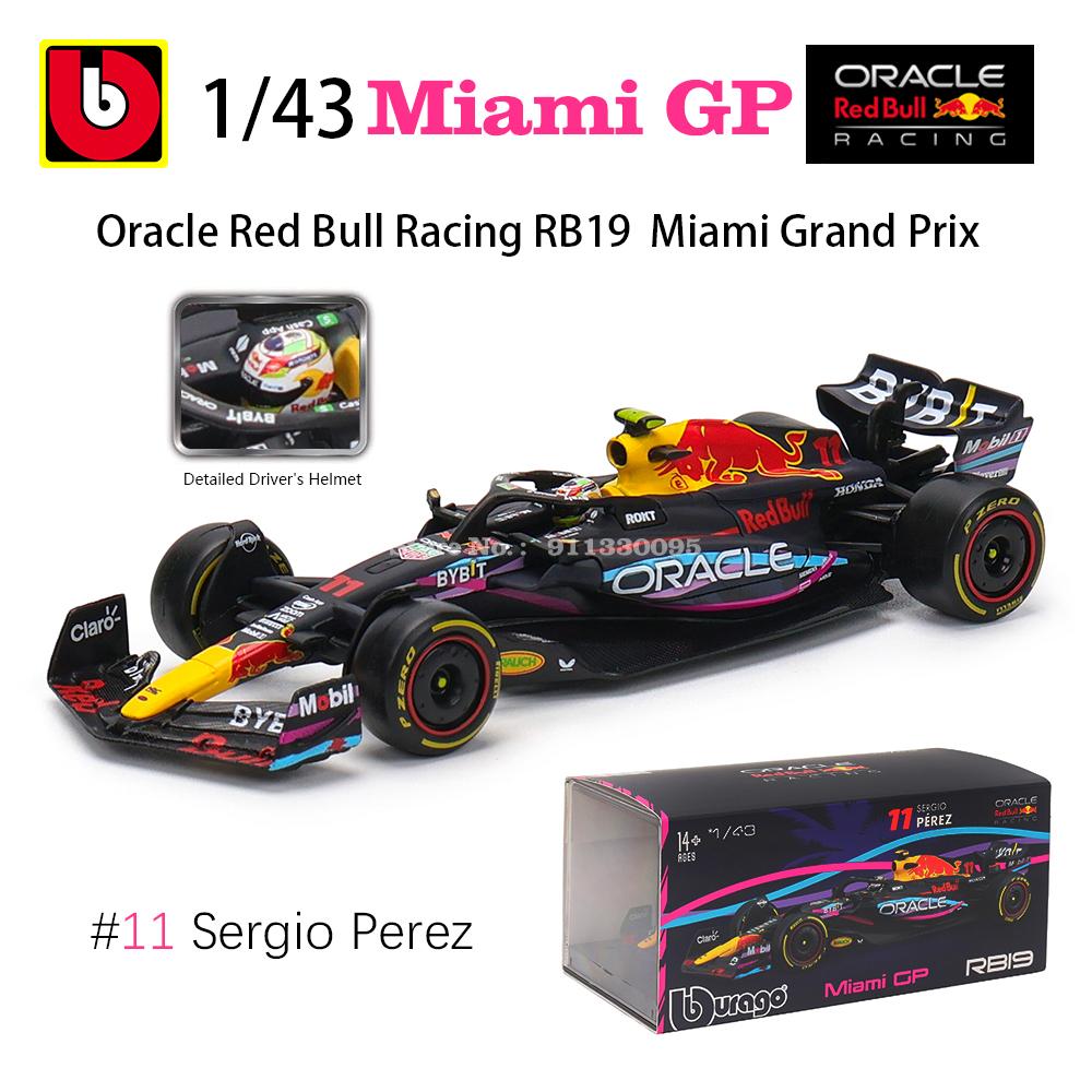 Bburago 1:43 2024 F1 Red Bull Racing RB20 1# Verstappen 11# Perez racing model simulation car model alloy car toy collection