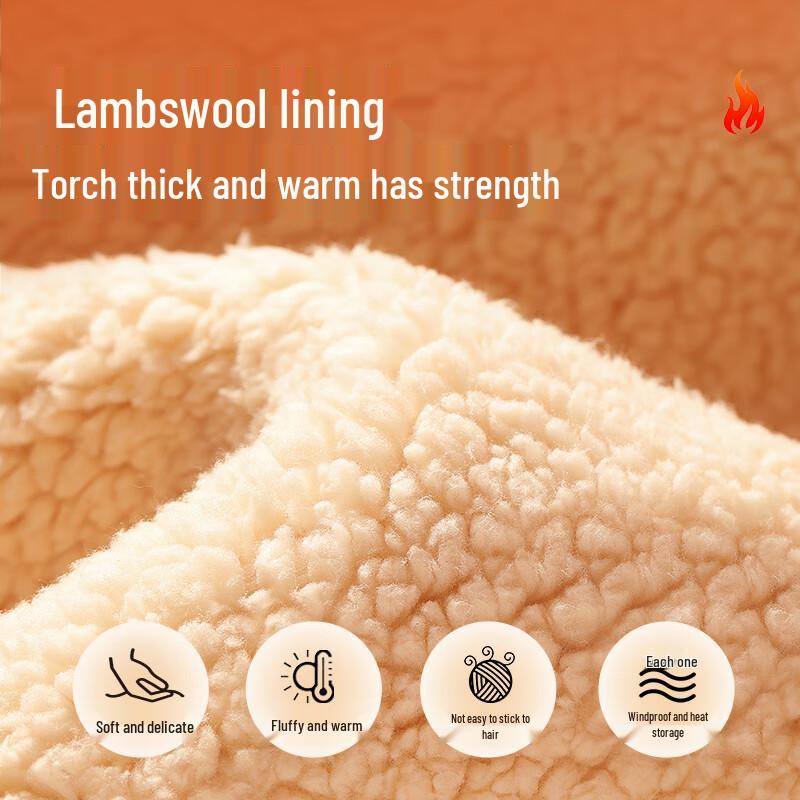 Warrior Men's Heavy Lamb Fleece Lapel Jacket