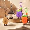 Vegetable Series Soft Silicone Cute Cartoon Mini Coin Purses with Eggplant and Carrot Designs