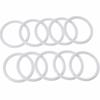 10PCS Smooth Surface Plastic Hoops Rings White Macrame Hoops  Dream Catcher Making
