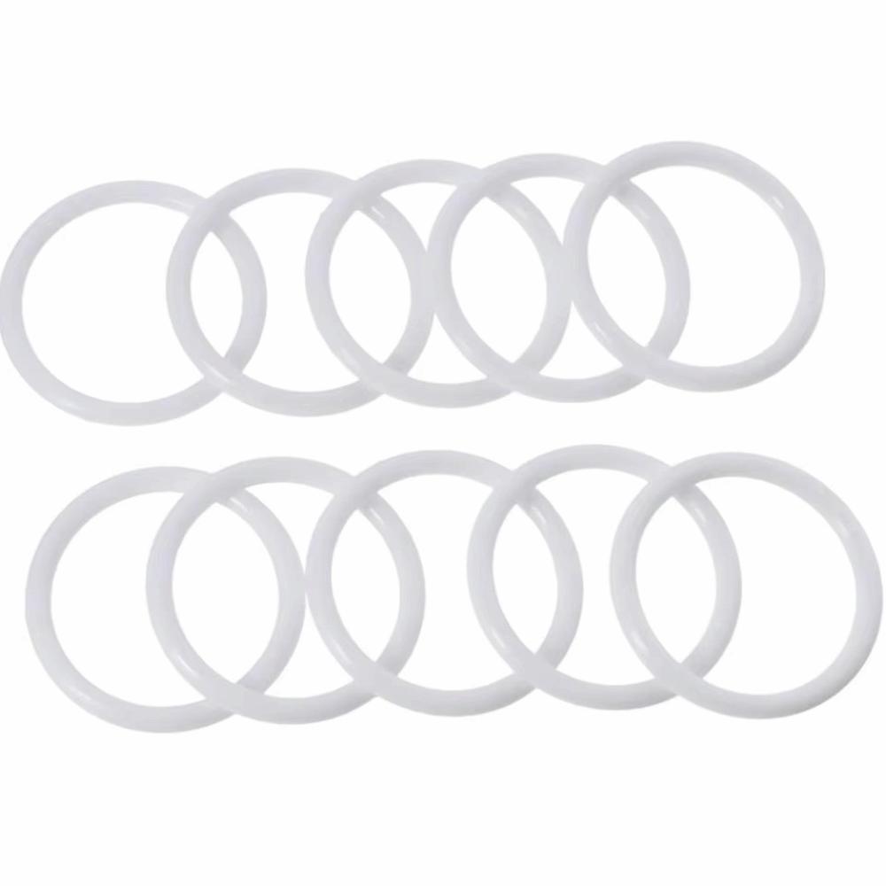 10PCS Smooth Surface Plastic Hoops Rings White Macrame Hoops Dream Catcher Making