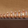1Pair Stainless Steel Huggie Minimal Hoop Earrings Little Crystal Zirconia Thin Helix Tragus Cartilage Earrings Piercing Jewelry