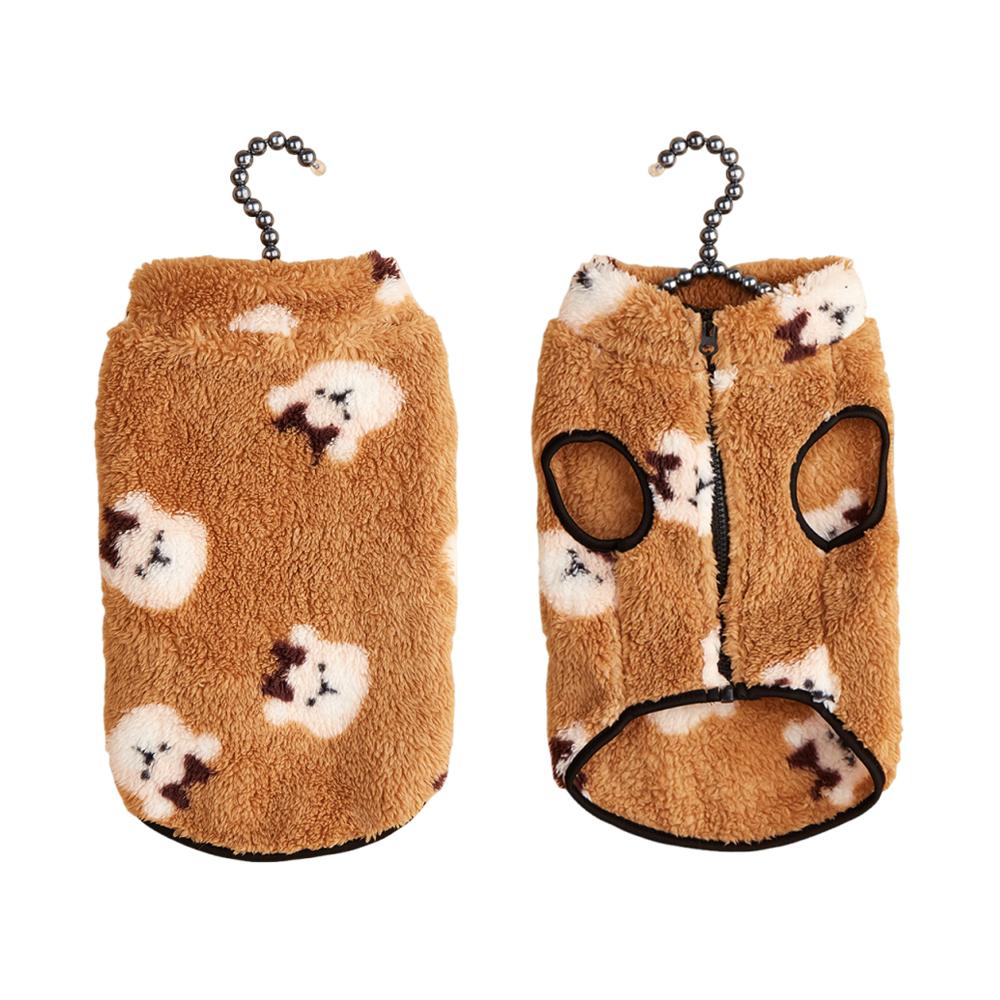 Winter Warm Sphynx Cat Jacket Vest for Cats Gotas Fleece Print Pet Clothes Sweater Persian Kitten Dog Waistcoat mascotas Costume