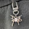 Bowknot/Star/Heart Keychain Pendant Butterfly Key Chain Fashionable Bow Phone Charm Ornament for Camera Car Key Bag