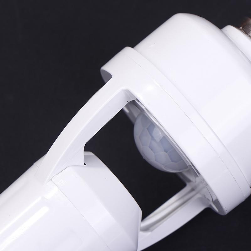 Ac85-265V Snímač pohybu Základna lampy E27 E26 Spínač Držák žárovky Zásuvka Adaptér Konvertor Infračervený snímač lidského těla