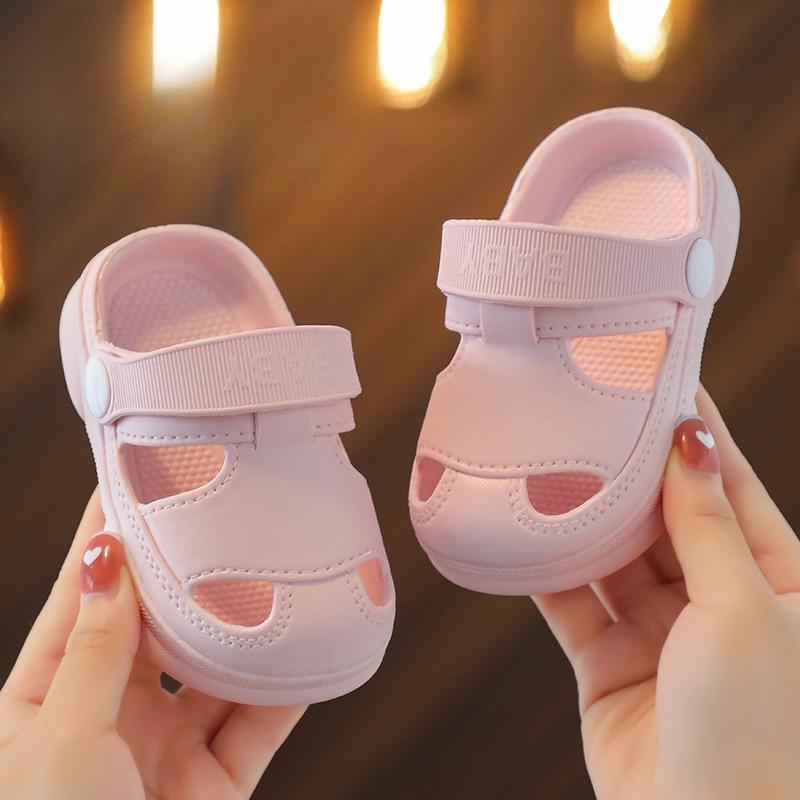 Children's Shoes - Baby Cool Boys' and Girls' Anti-slip Head Cover Shoes and Slippers