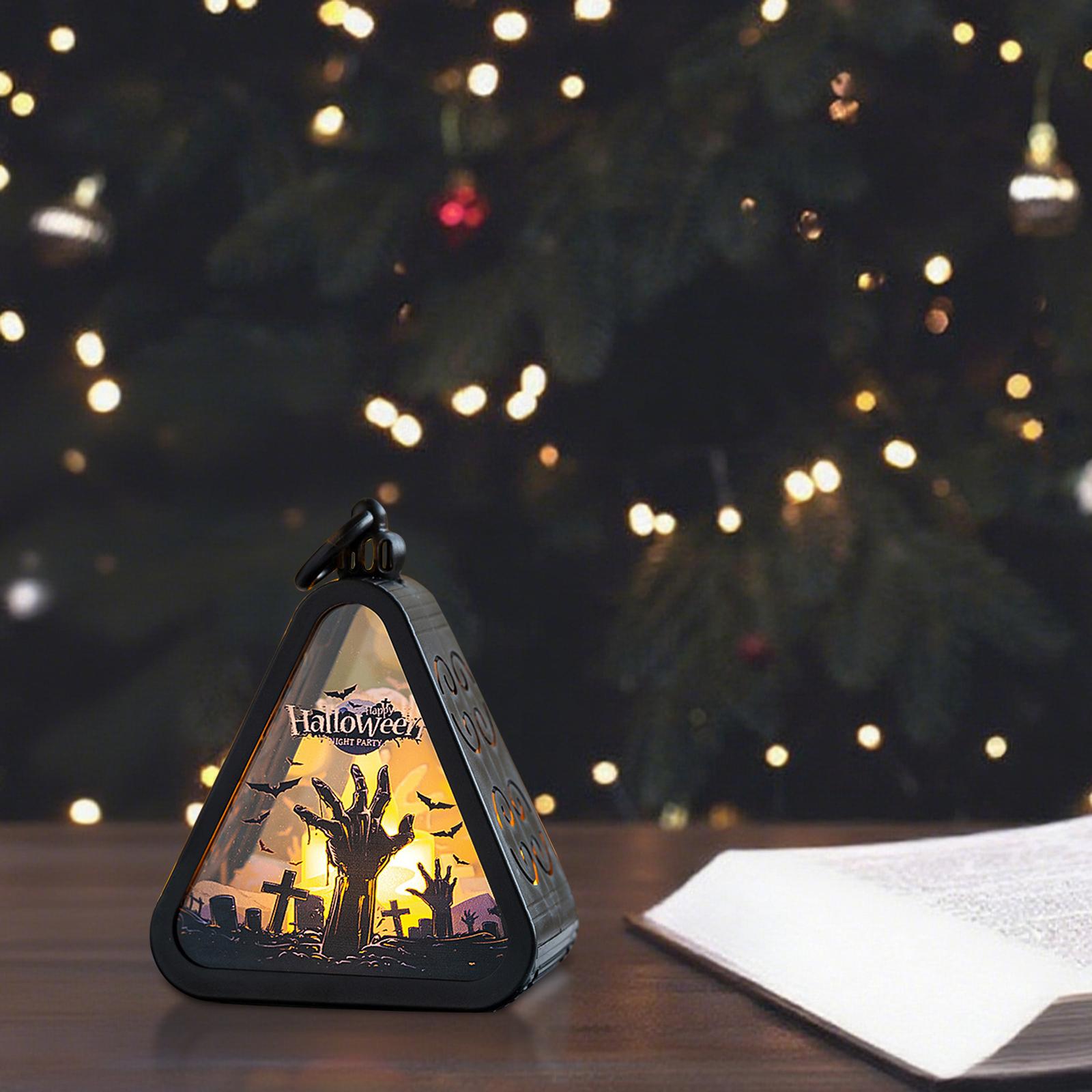 

Halloween Light,Convenient,Outdoor Indoor Decor,Wear Resistant,Easy to Use Halloween Decoration Lamp for Garden Shelf Desk Porch