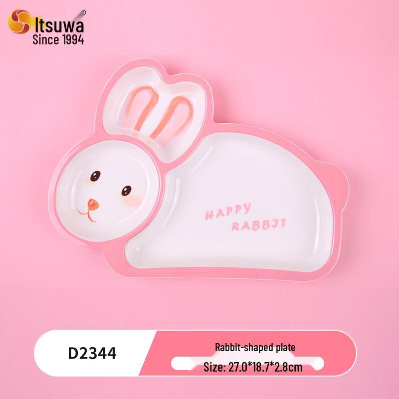 Wuhe Children s Rabbit Divided Tableware Set