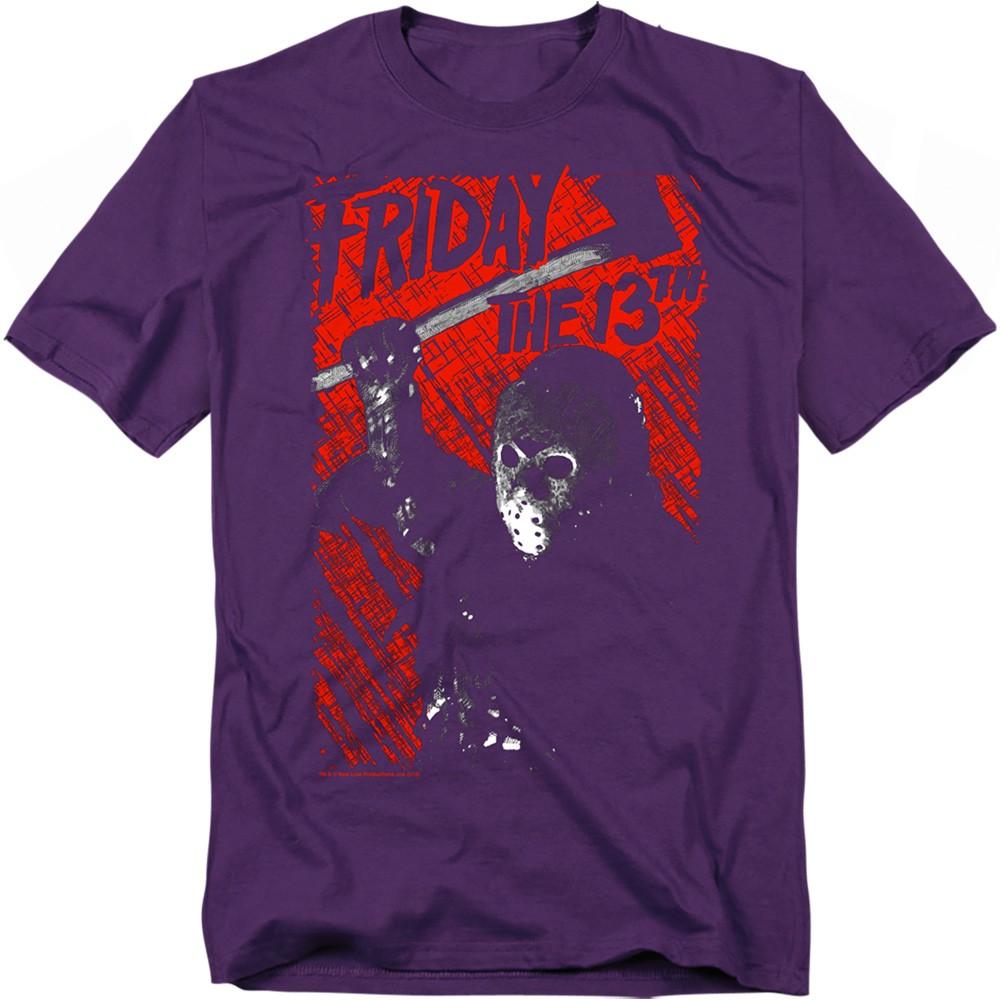 Friday The 13th - Jason Lives - Adult Unisex Short Sleeve T-Shirt - Black L