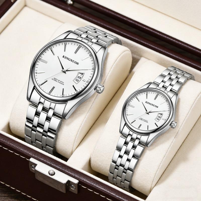 Top brand new new couples watch trend classic fashion scroll calendar