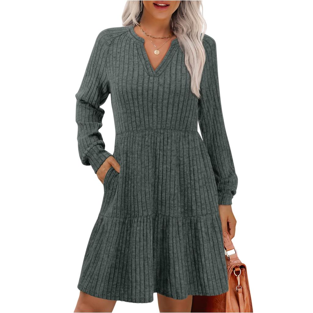 Abiti da donna casual a maniche lunghe