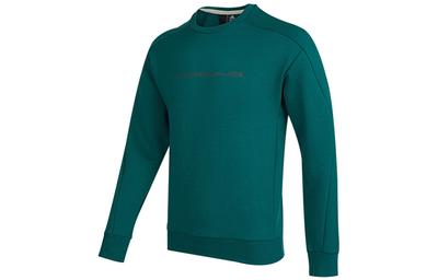 Sweatshirts Men's Forest Green Crew Neck Moderate Regular H39277