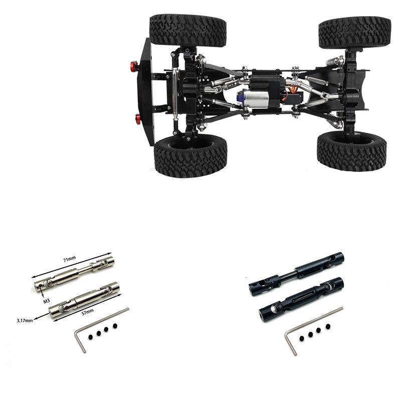 WPL Remote Control Truck Metal Drive Shaft - 1/16 and 1/12 Scale Climbing Military Truck Mods Accessories