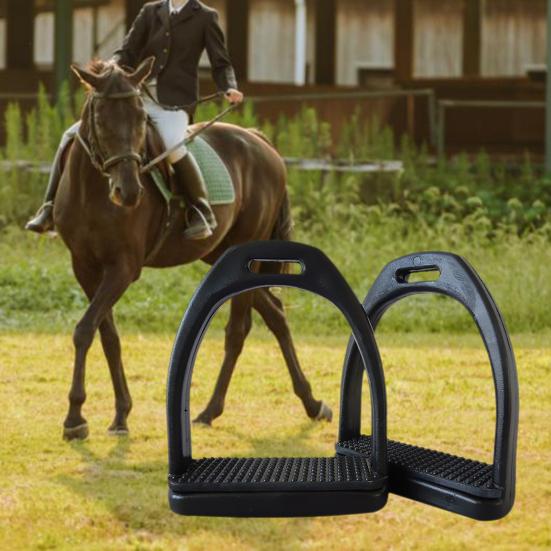 1 Pair Stirrup Anti Slippage Easily Installation Accrssory Horse Riding Saddle Abutments for Horse