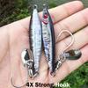 Spinner Blade Fishing Lure Set 60g 80g Weight Jigging Baits  Saltwater Fishing
