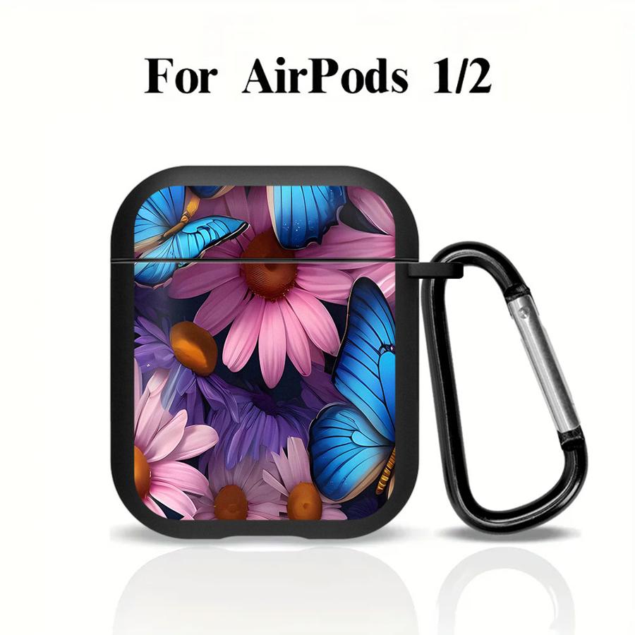 Case For Airpods Pro3 2 Pro2 Pro 1 3 4 Earphone Cases Cover Daisy Flowers Butterfly