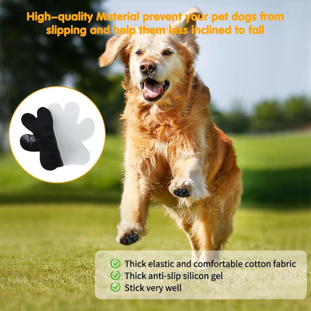 Dog Paw Protector Toe Grips for Senior Dogs Anti Slip Dog Paw Pads for Hot Pavement Whole Paws Pads for Dogs Traction Dog Boots & paw Protectors