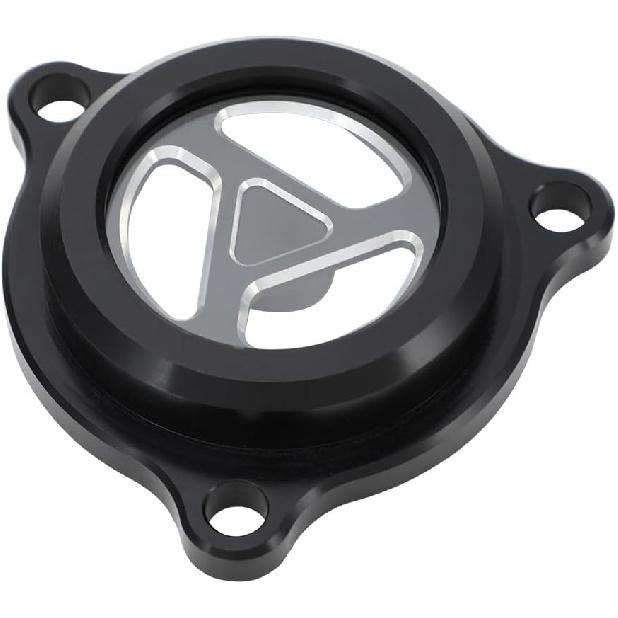 Engine Oil Filter Starter Cover Transparent Cap CNC for DRZ LTZ 400 DRZ400 DRZ400SM DRZ400S DRZ400E 00-24 LTZ400 03-13 LTR 450 06-09 Dirt Bike ATV