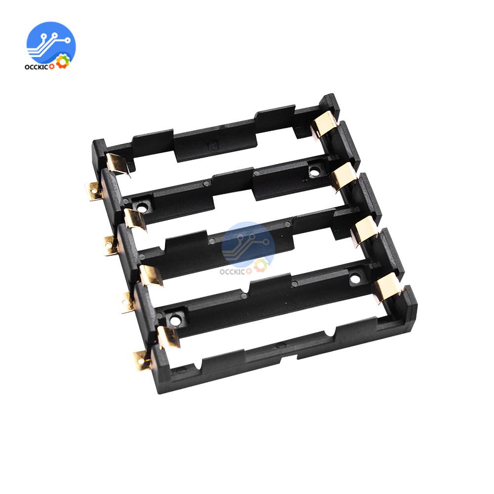 1x 2x 3x 4x 18650 Series Batteries Holder Box Storage Case Container Power Bank With Bronze Pins SMD SMT Battery Shell Drop Ship