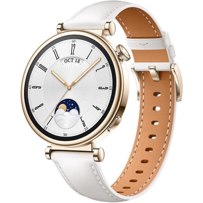 HUAWEI Watch GT 4,41MM,Montre Connectée,iOS&Android,Boîtier En Acier Inoxydable,Jusqu'à 7 Jours d'autonomie,Gestion Des Calories,